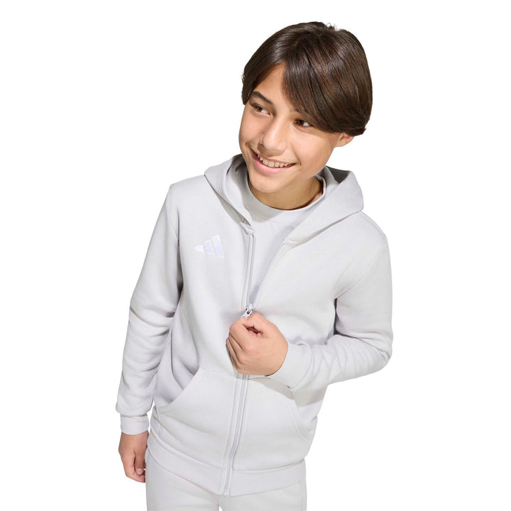 adidas Entrada 26 Fz Hood Y Kinder - tmyell/black