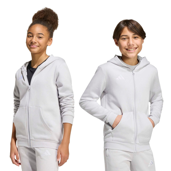 adidas Entrada 26 Fz Hood Y Kinder - tmyell/black