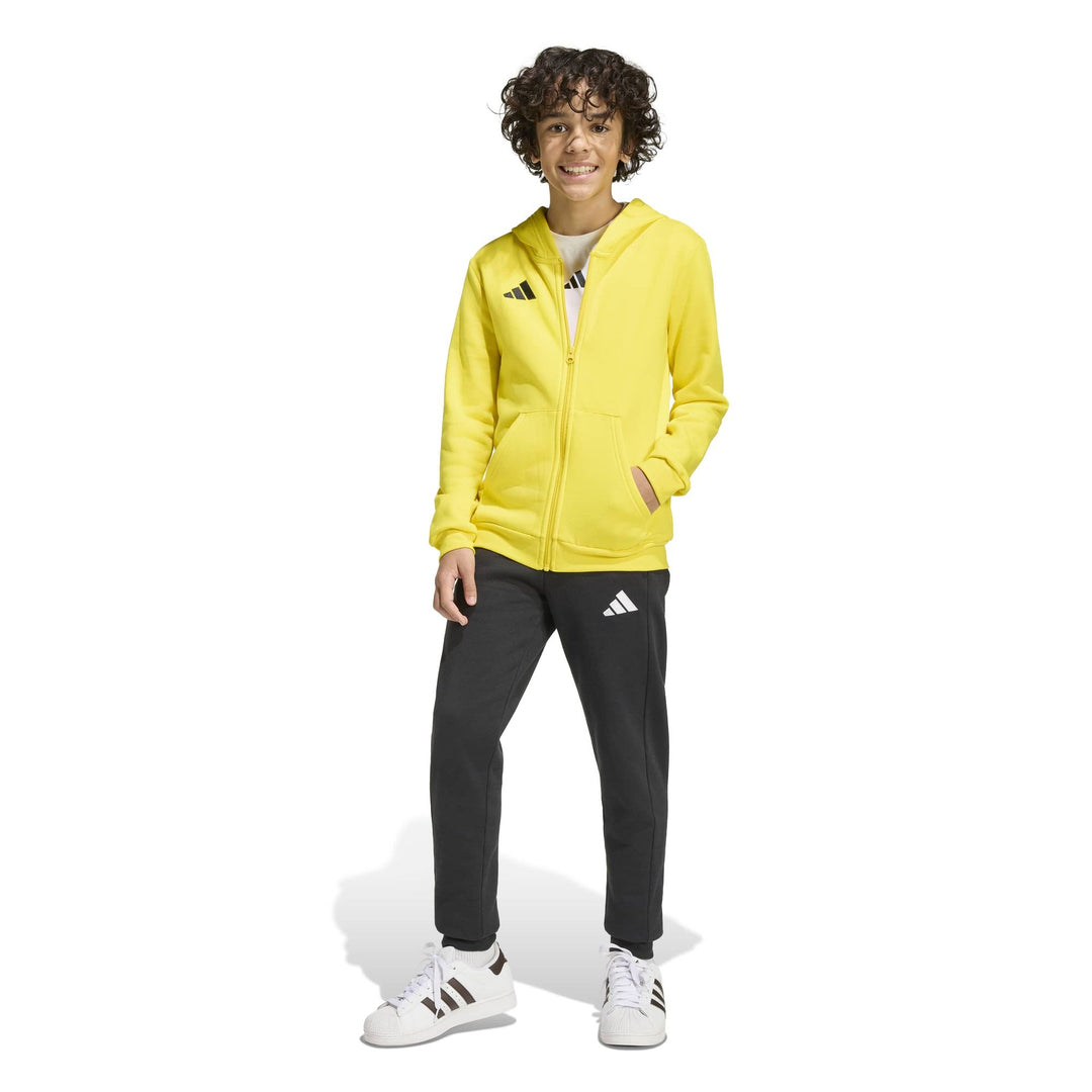 adidas Entrada 26 Fz Hood Y Kinder - tmyell/black