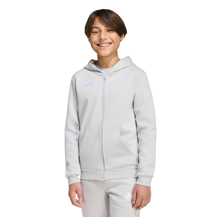 adidas Entrada 26 Fz Hood Y Kinder - tmyell/black