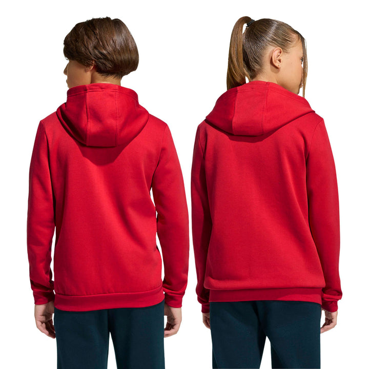 adidas Entrada 26 Fz Hood Y Kinder - tepore/white