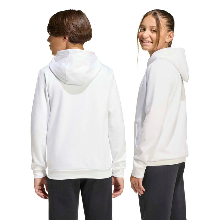 adidas Entrada 26 Fz Hood Y Kinder - white/black