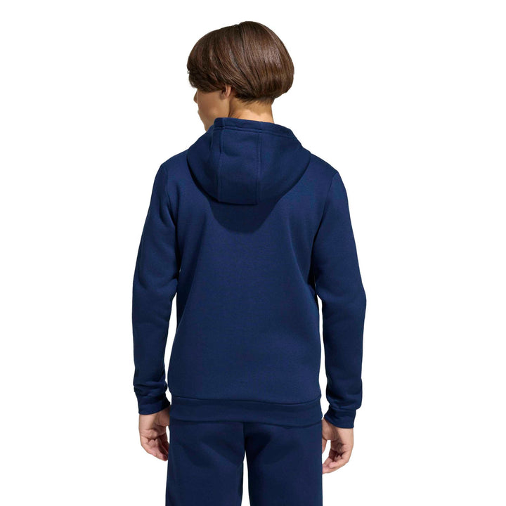 adidas Entrada 26 Fz Hood Y Kinder - tenabl/white