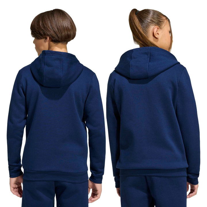 adidas Entrada 26 Fz Hood Y Kinder - tenabl/white