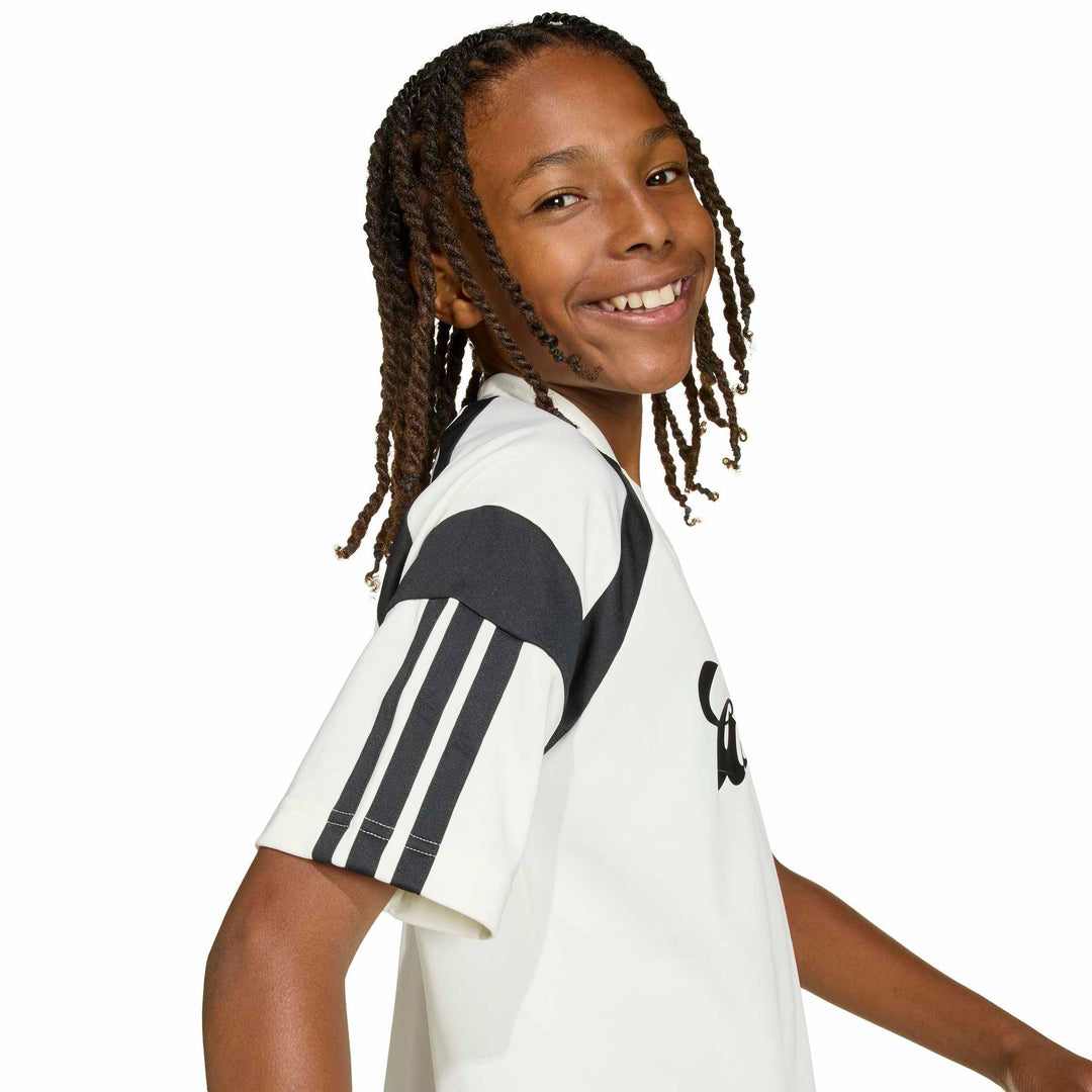 adidas J Hot Tee - white/cogold/powred/b