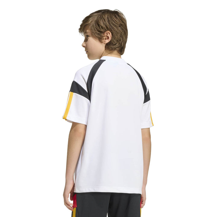 adidas J Hot Tee - white/cogold/powred/b