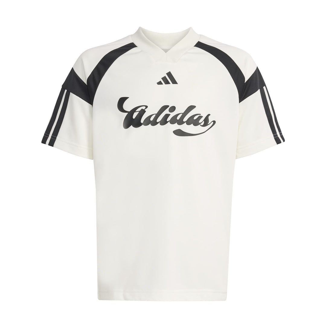 adidas J Hot Tee - white/cogold/powred/b