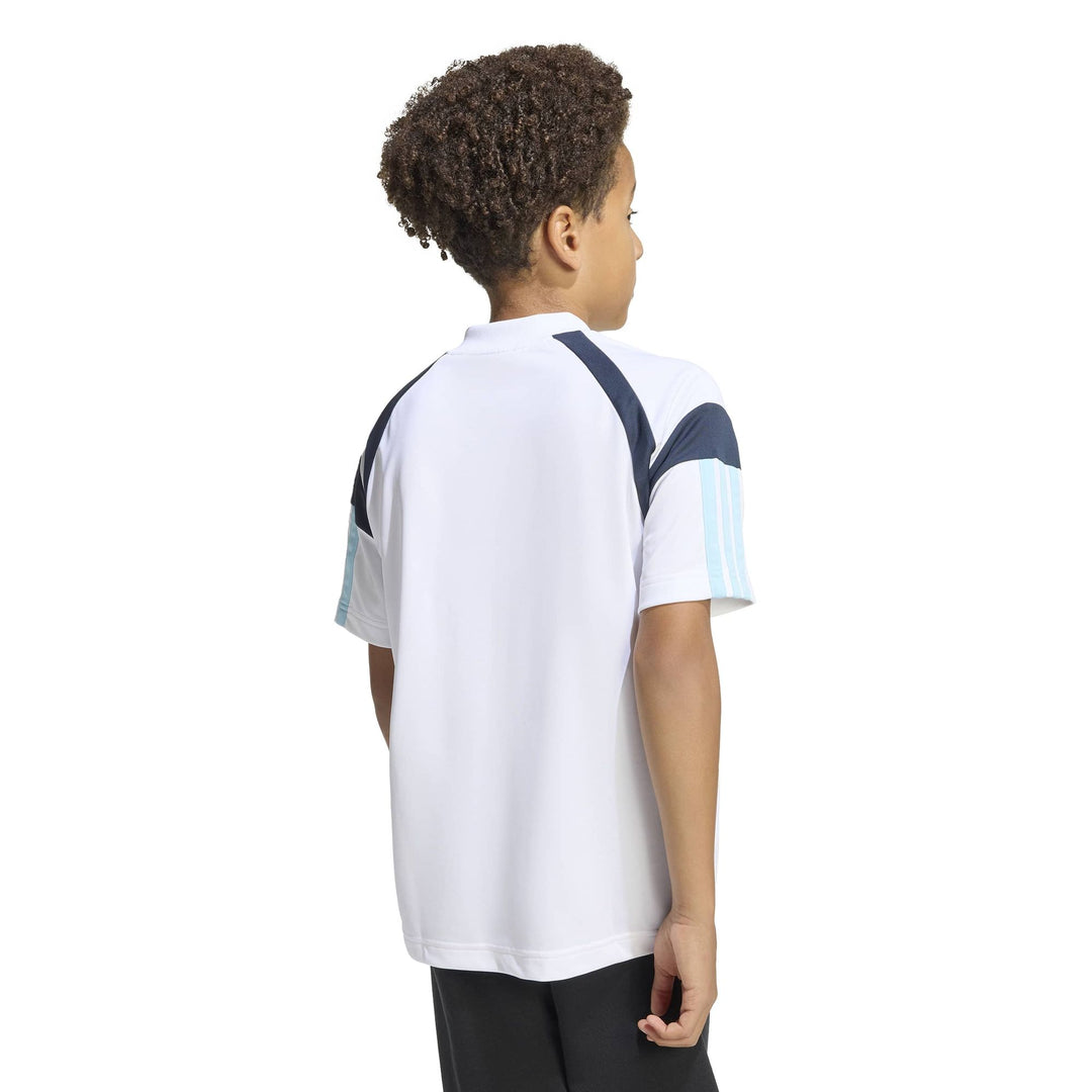 adidas J Hot Tee - mysink/white/purrub