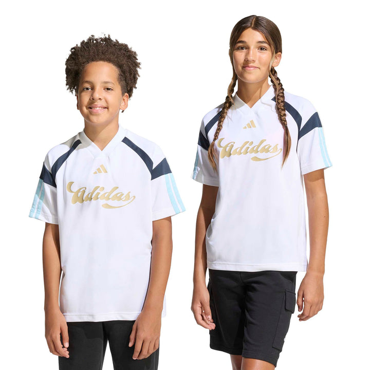 adidas J Hot Tee - mysink/white/purrub
