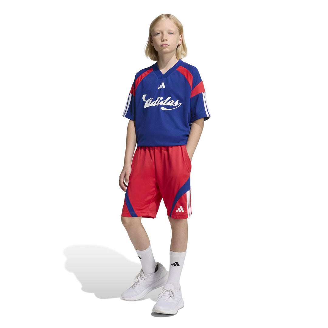 adidas J Hot Tee - mysink/white/purrub