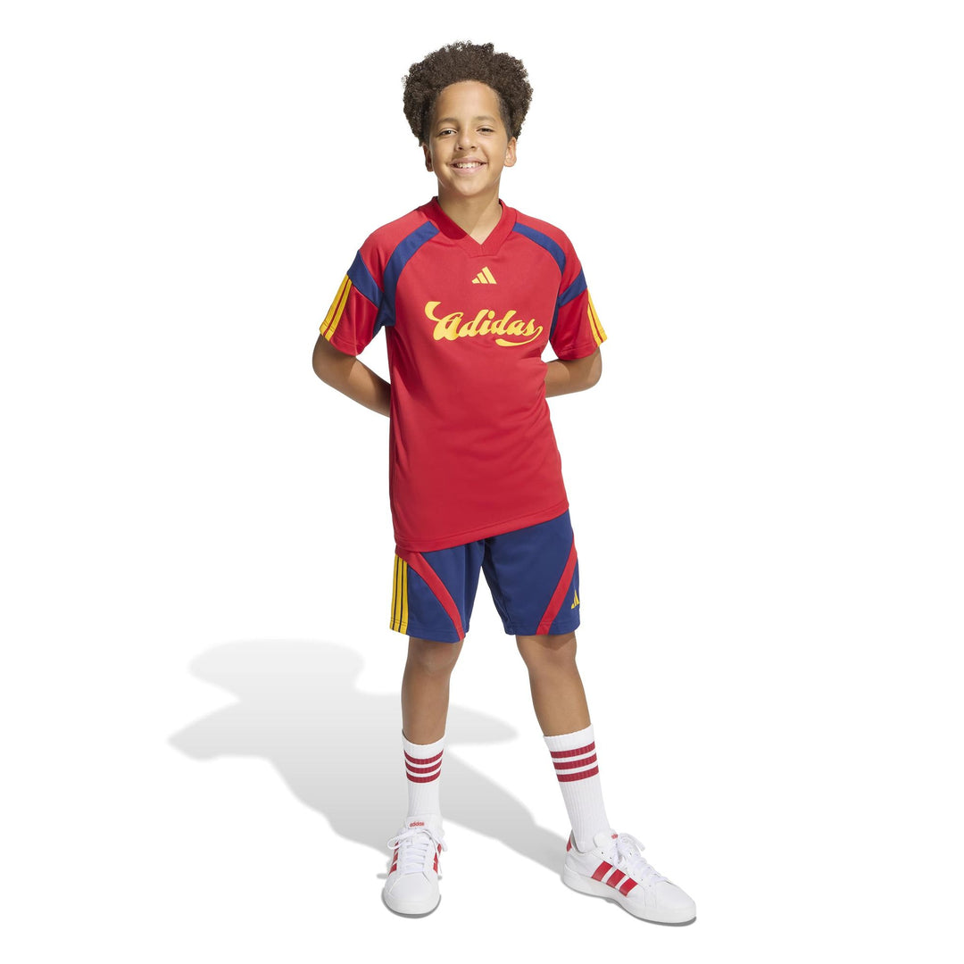 adidas J Hot Tee - tepore/creyel/dkblue