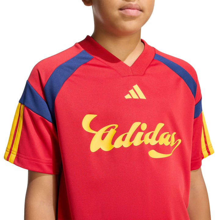 adidas J Hot Tee - tepore/creyel/dkblue