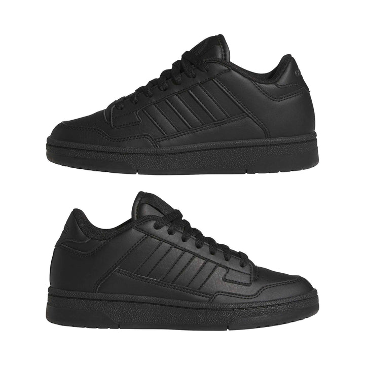 adidas Rapid Court Low J - cblack/cblack/carbon
