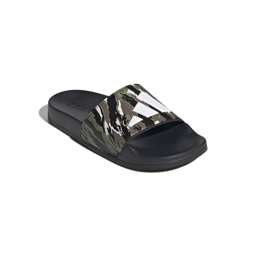 adidas Adilette Shower Logo K - cblack/cwhite/tengrn