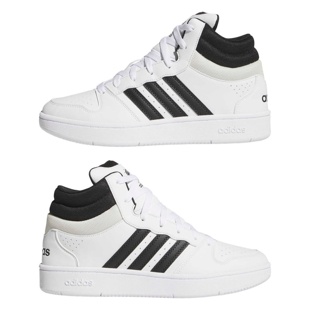 adidas Hoops Mid Classic - ftwwht/cblack/orbgry