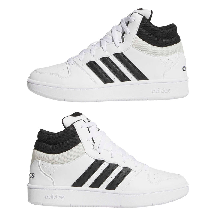adidas Hoops Mid Classic - ftwwht/cblack/orbgry