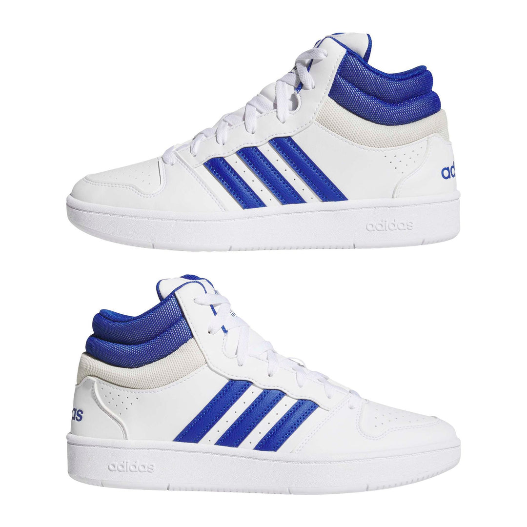 adidas Hoops Mid Classic - ftwwht/royblu/orbgry
