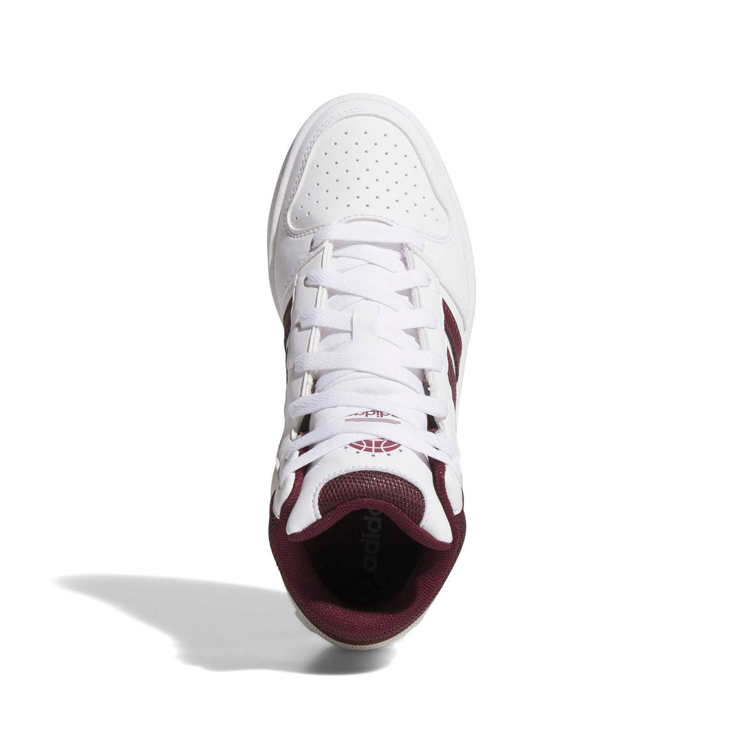 adidas Hoops Mid Classic J - ftwwht/prloin/orbgry