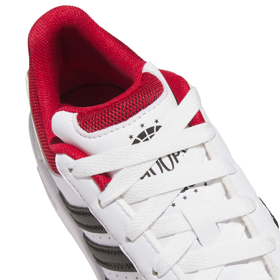 adidas Hoops Classic J - ftwwht/cblack/tmvire