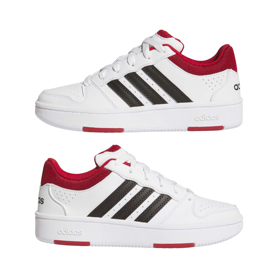 adidas Hoops Classic J - ftwwht/cblack/tmvire