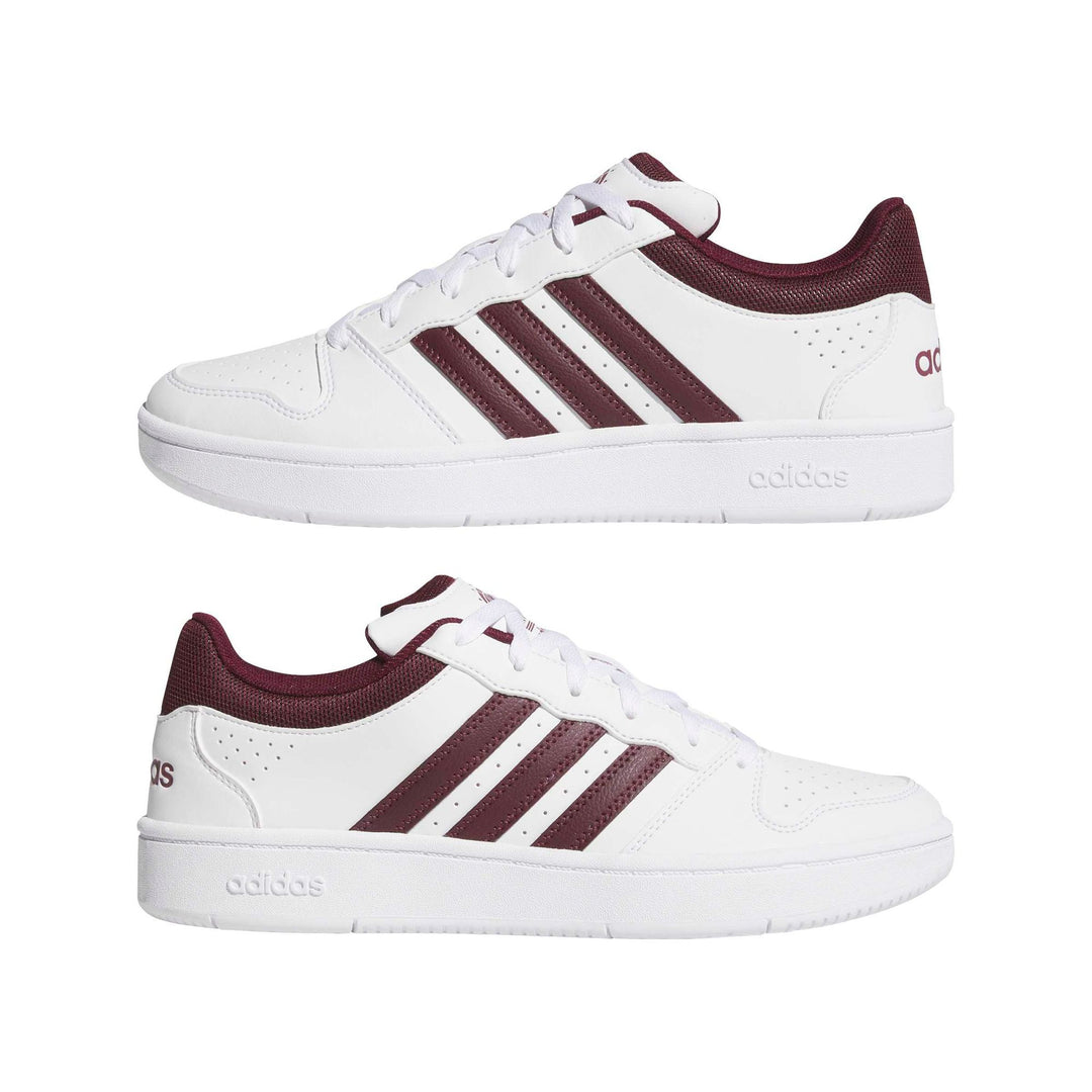 adidas Hoops Classic - ftwwht/maroon/ftwwht