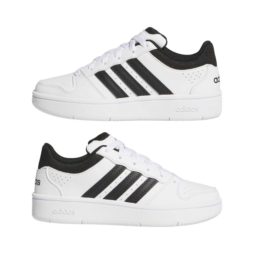 adidas Hoops Classic J - ftwwht/cblack/orbgry