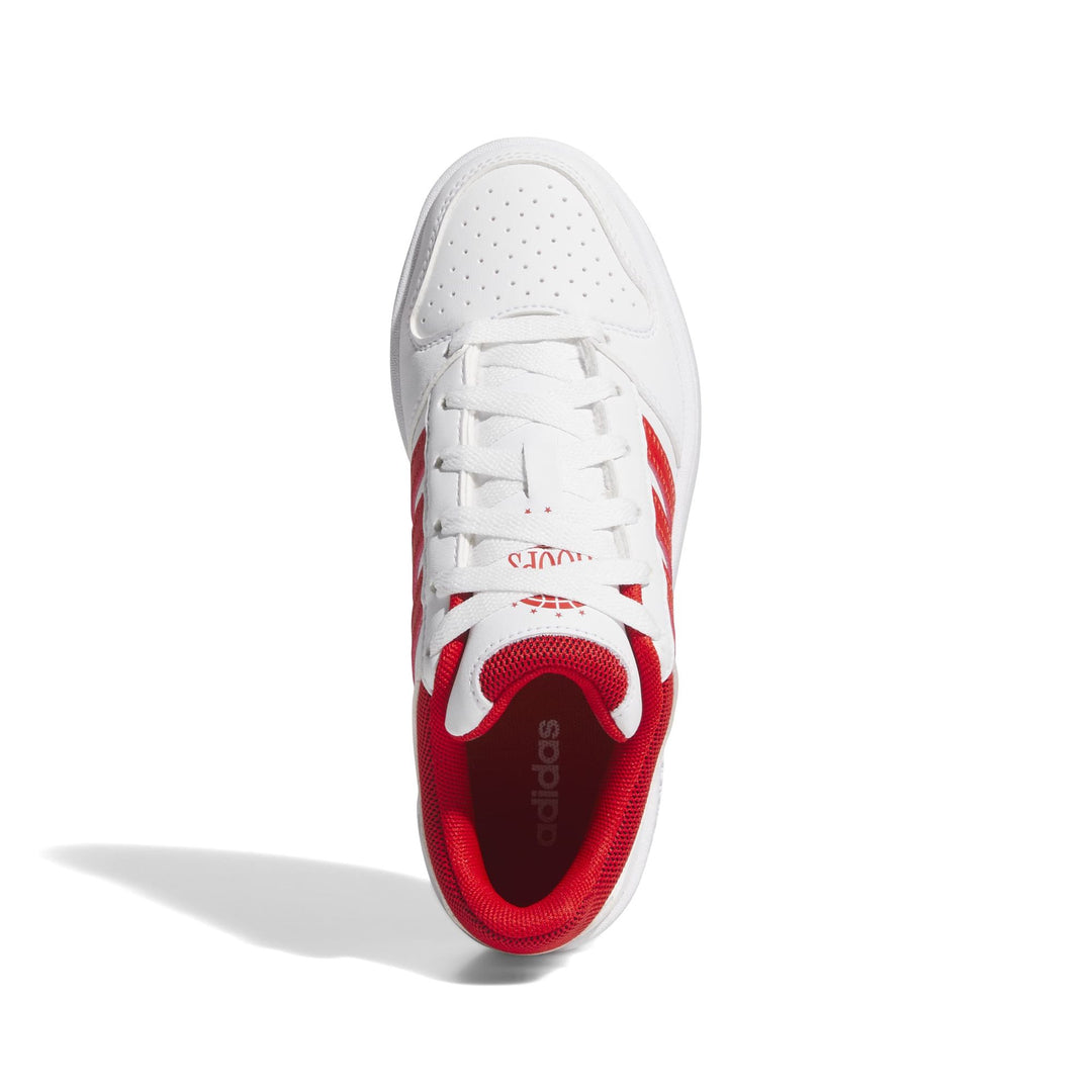 adidas Hoops Classic J - ftwwht/red/orbgry