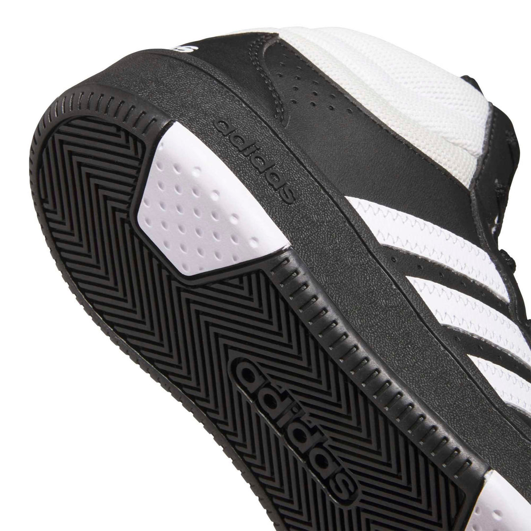 adidas Hoops Mid Classic J - cblack/ftwwht/orbgry