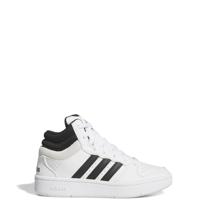 adidas Hoops Mid Classic J - ftwwht/ftwwht/grethr