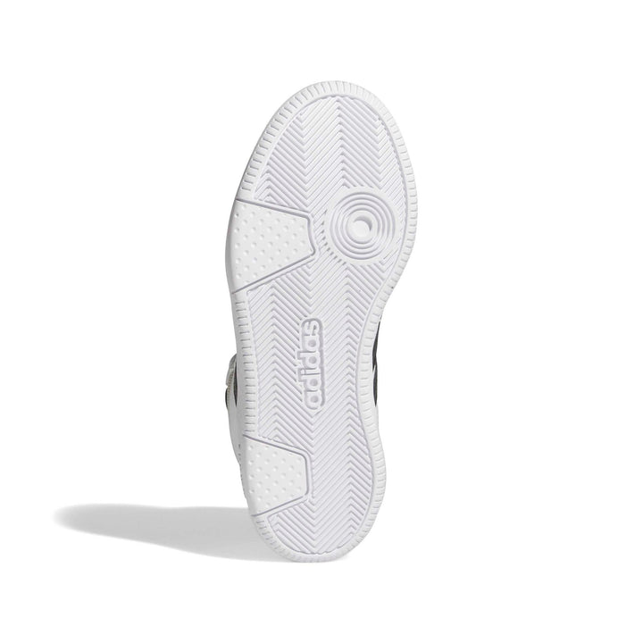 adidas Hoops Mid Classic J - ftwwht/ftwwht/grethr