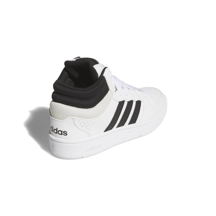 adidas Hoops Mid Classic J - ftwwht/ftwwht/grethr