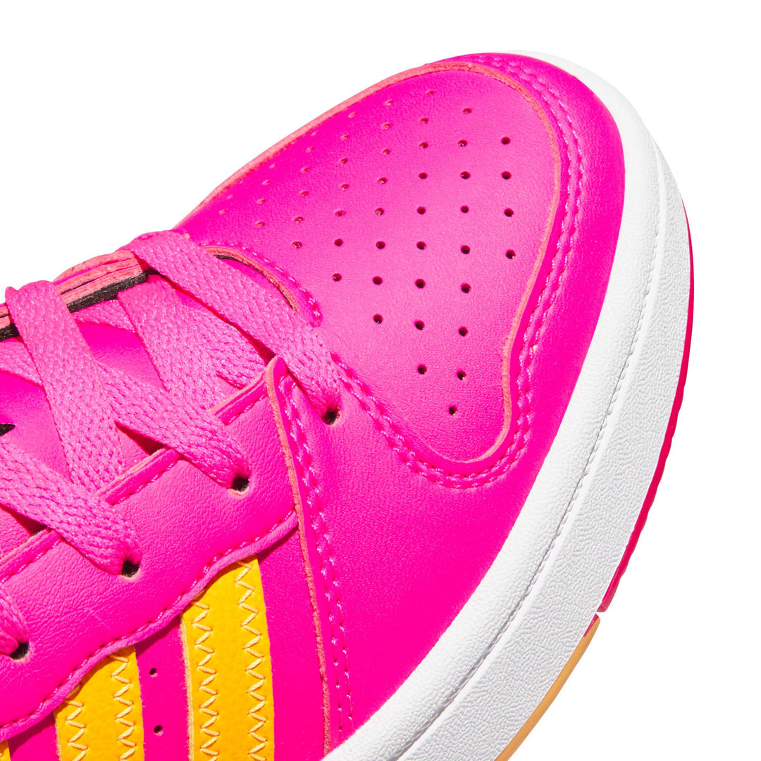 adidas Hoops Mid Classic J - ftwwht/ftwwht/grethr