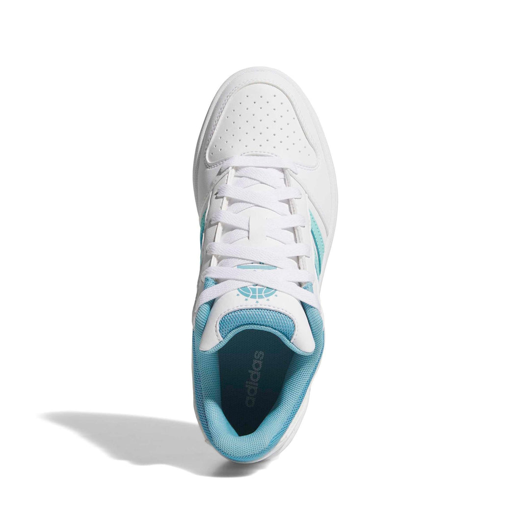 adidas Hoops Mid Classic J - ftwwht/cblack/orbgry