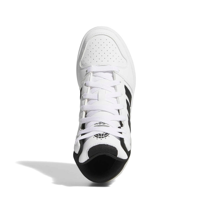adidas Hoops Mid Classic J - ftwwht/cblack/orbgry