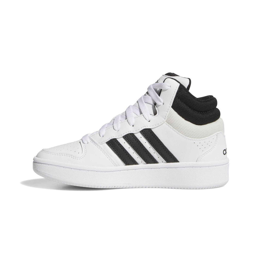 adidas Hoops Mid Classic J - ftwwht/cblack/orbgry