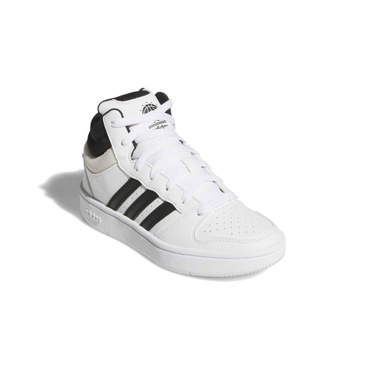 adidas Hoops Mid Classic J - ftwwht/cblack/orbgry