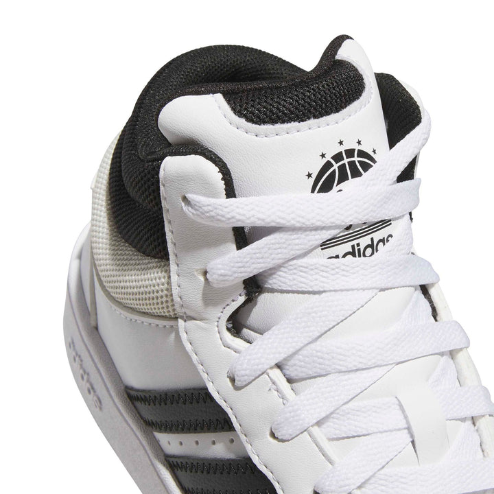 adidas Hoops Mid Classic J - ftwwht/cblack/orbgry