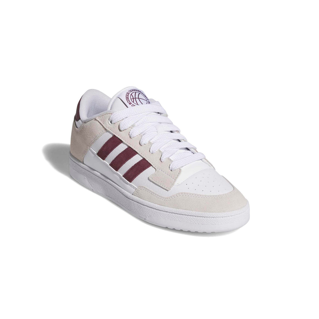 adidas Rapid Court Low - ftwwht/maroon/ftwwht