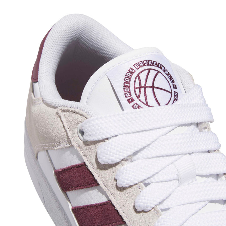 adidas Rapid Court Low - ftwwht/maroon/ftwwht