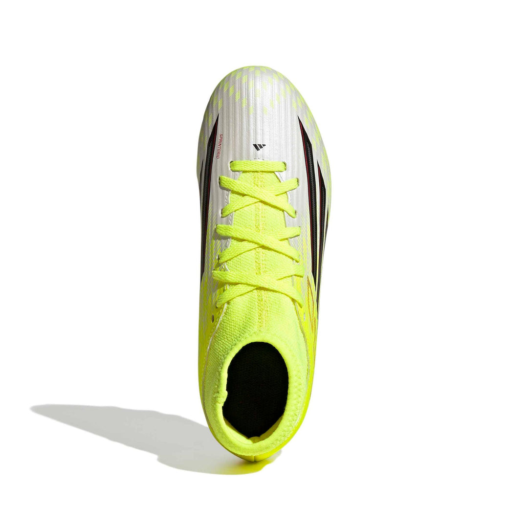 adidas F50 Club Mid Fg/Mg J - tesoye/cblack/lucred