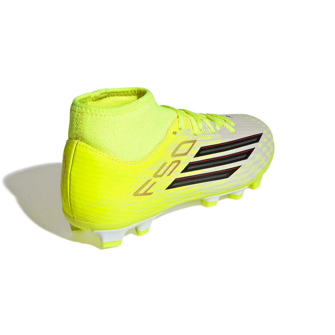 adidas F50 Club Mid Fg/Mg J - tesoye/cblack/lucred