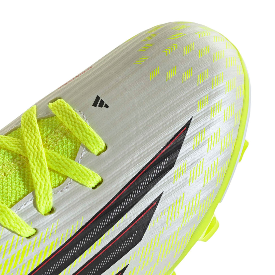 adidas F50 Club Mid Fg/Mg J - tesoye/cblack/lucred