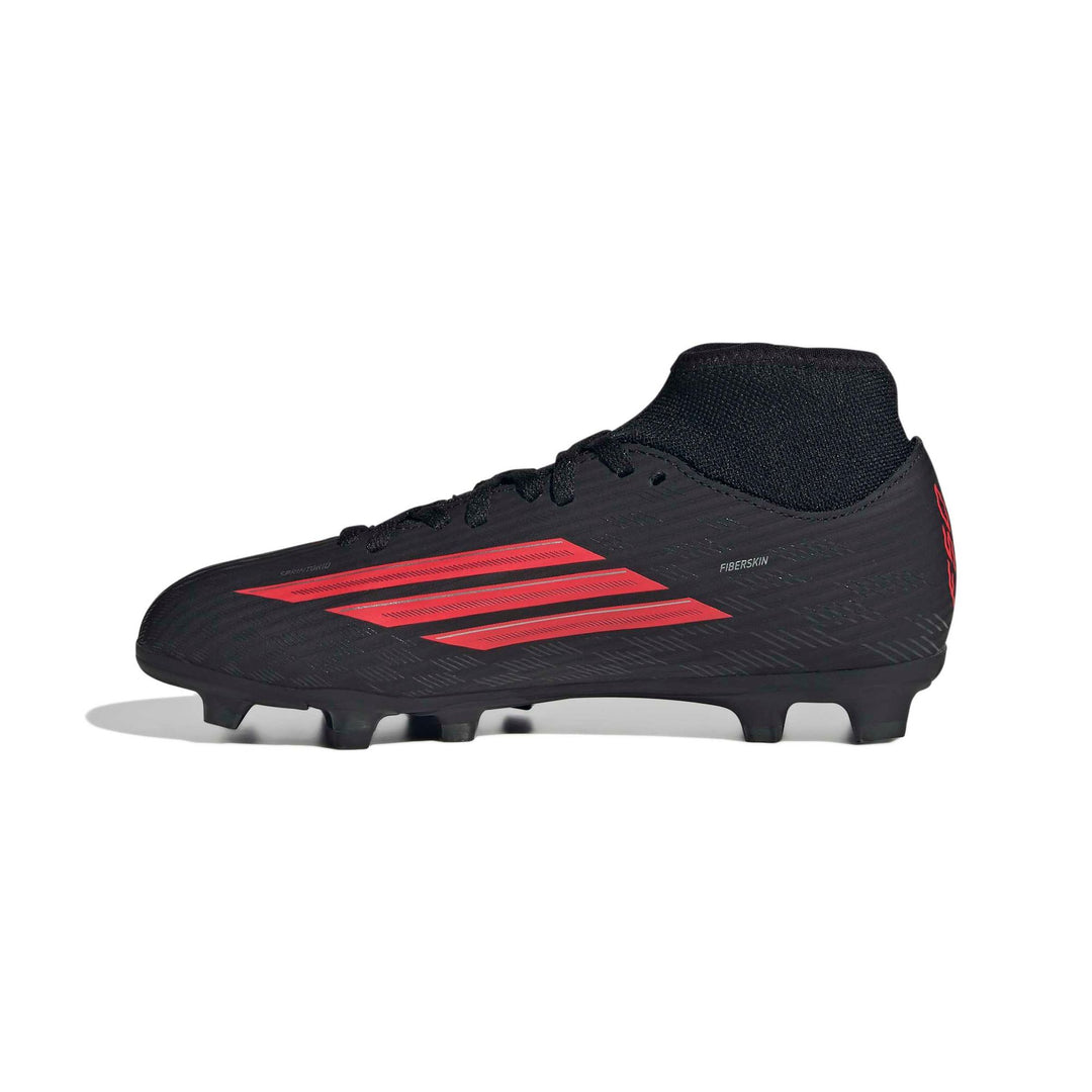 adidas F50 Club Mid Fg/Mg J - cblack/lucred/cblack