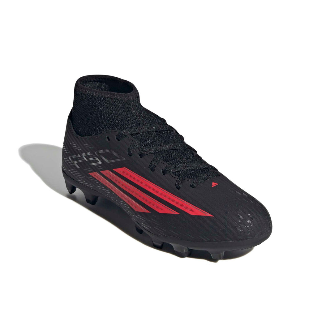 adidas F50 Club Mid Fg/Mg J - cblack/lucred/cblack