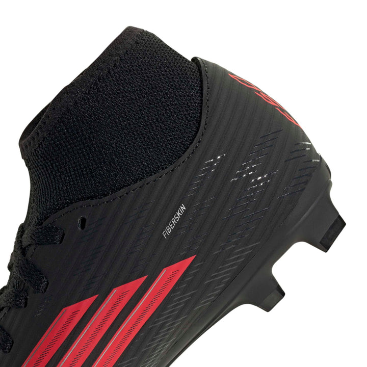 adidas F50 Club Mid Fg/Mg J - cblack/lucred/cblack