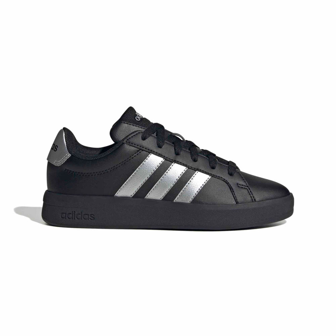 adidas Grand Court 3.0 J - cblack/silvmt/cblack