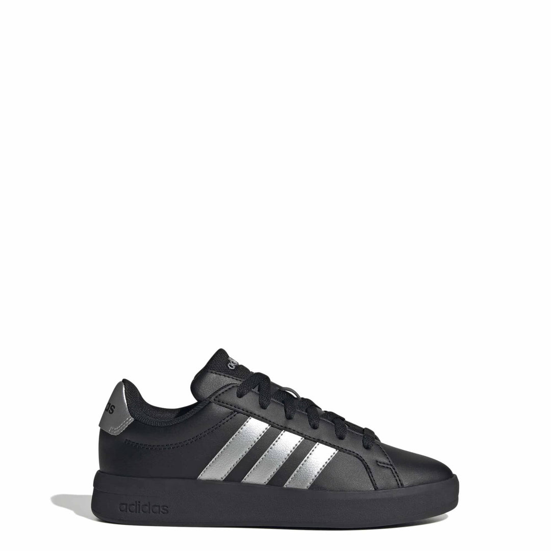 adidas Grand Court 3.0 J - cblack/silvmt/cblack