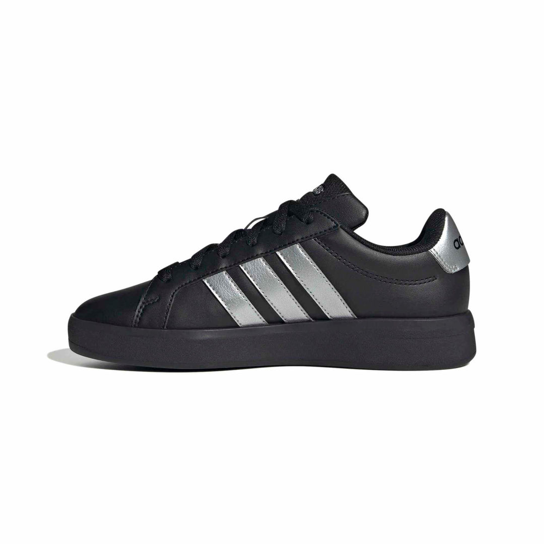 adidas Grand Court 3.0 J - cblack/silvmt/cblack