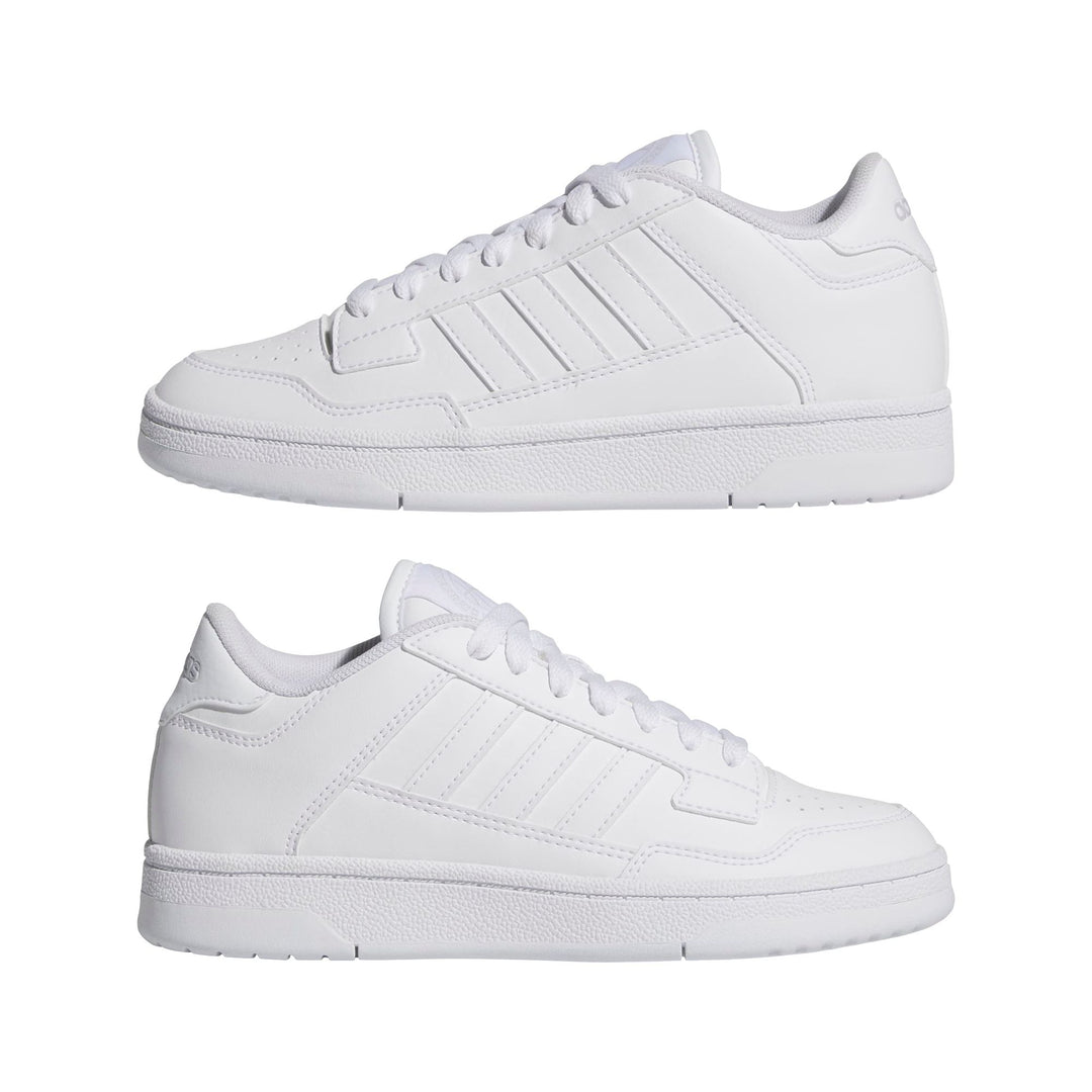 adidas Rapid Court Low J - ftwwht/ftwwht/dshgry