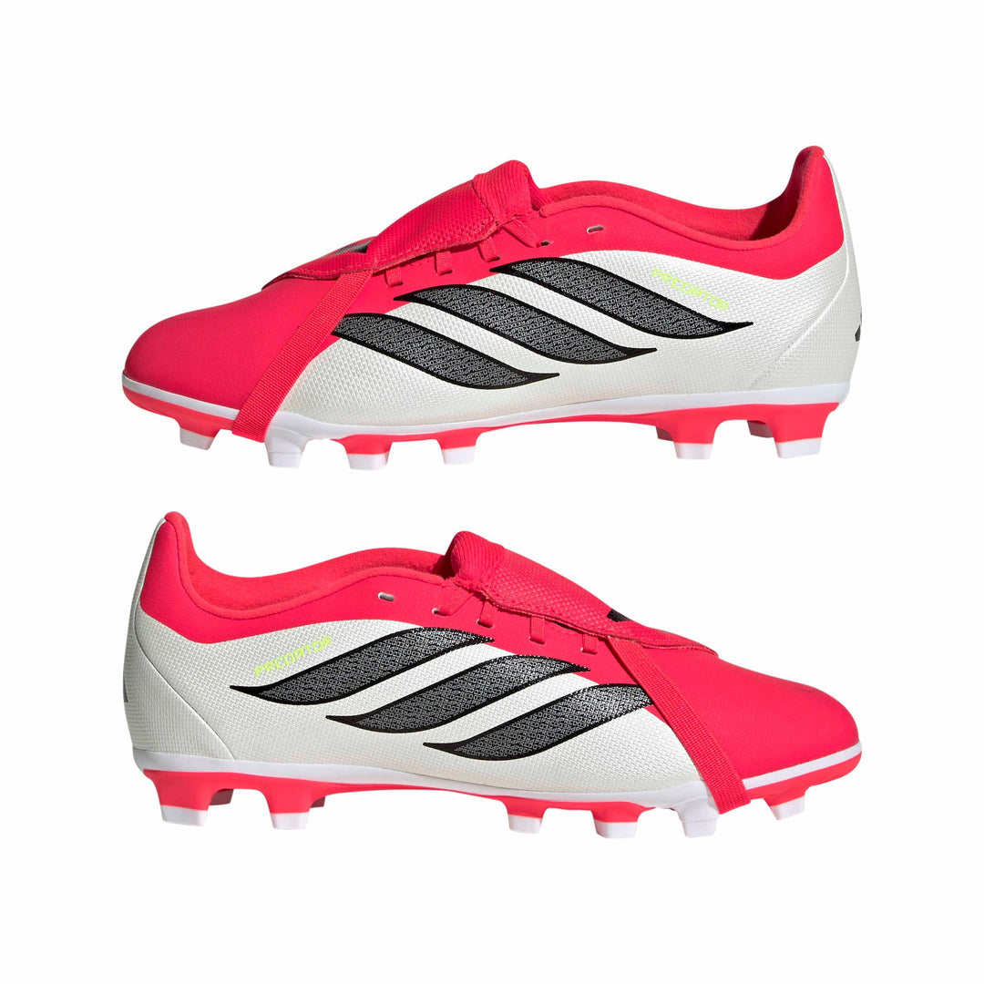adidas Predator Club Vel Tf J - cblack/ftwwht/lucred